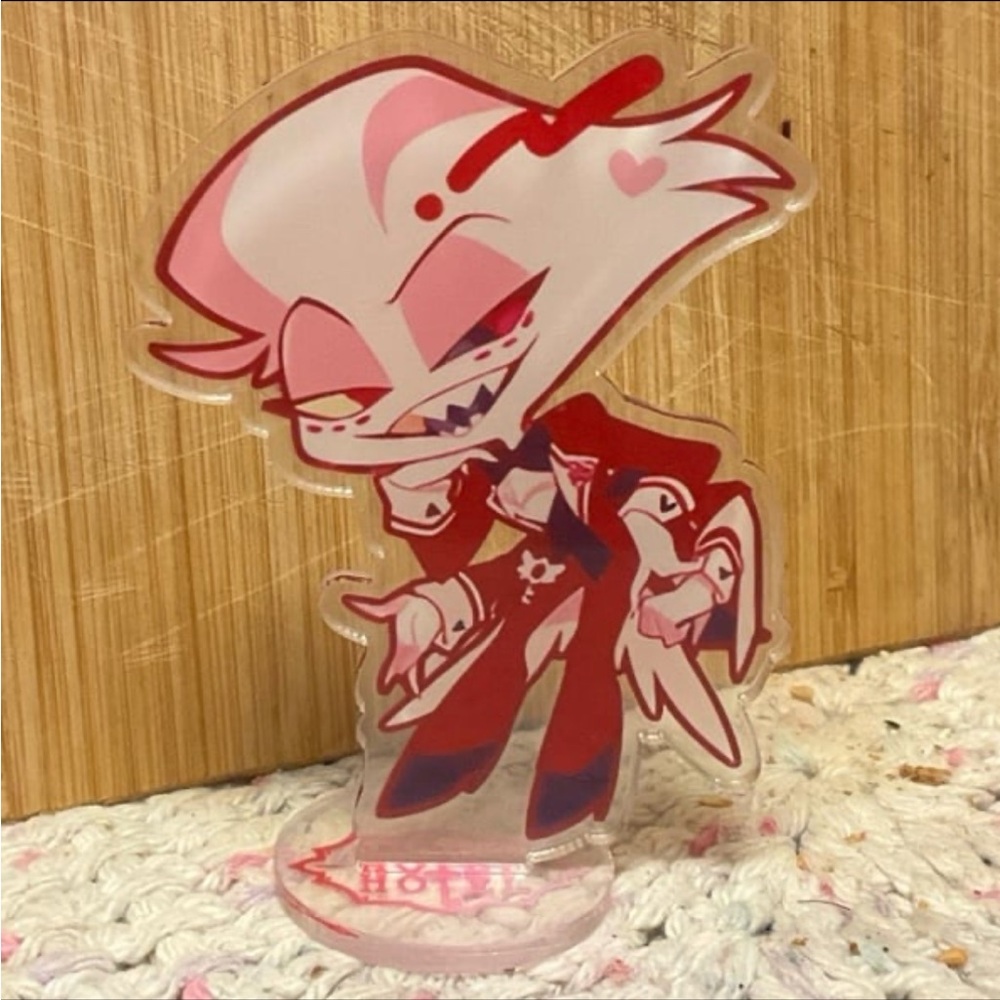 Hazbin Hotel Helluva Boss Angel Dust maid cafe anime acrylic figure standee